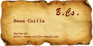 Bese Csilla névjegykártya